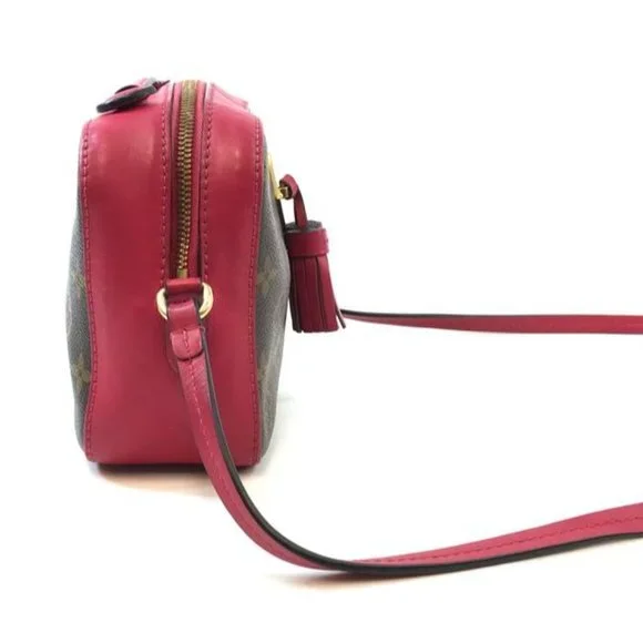 Louis Vuitton Saintonge Clutch #47424 Long Strap Zip Camera Calfskin - Picture 8 of 12